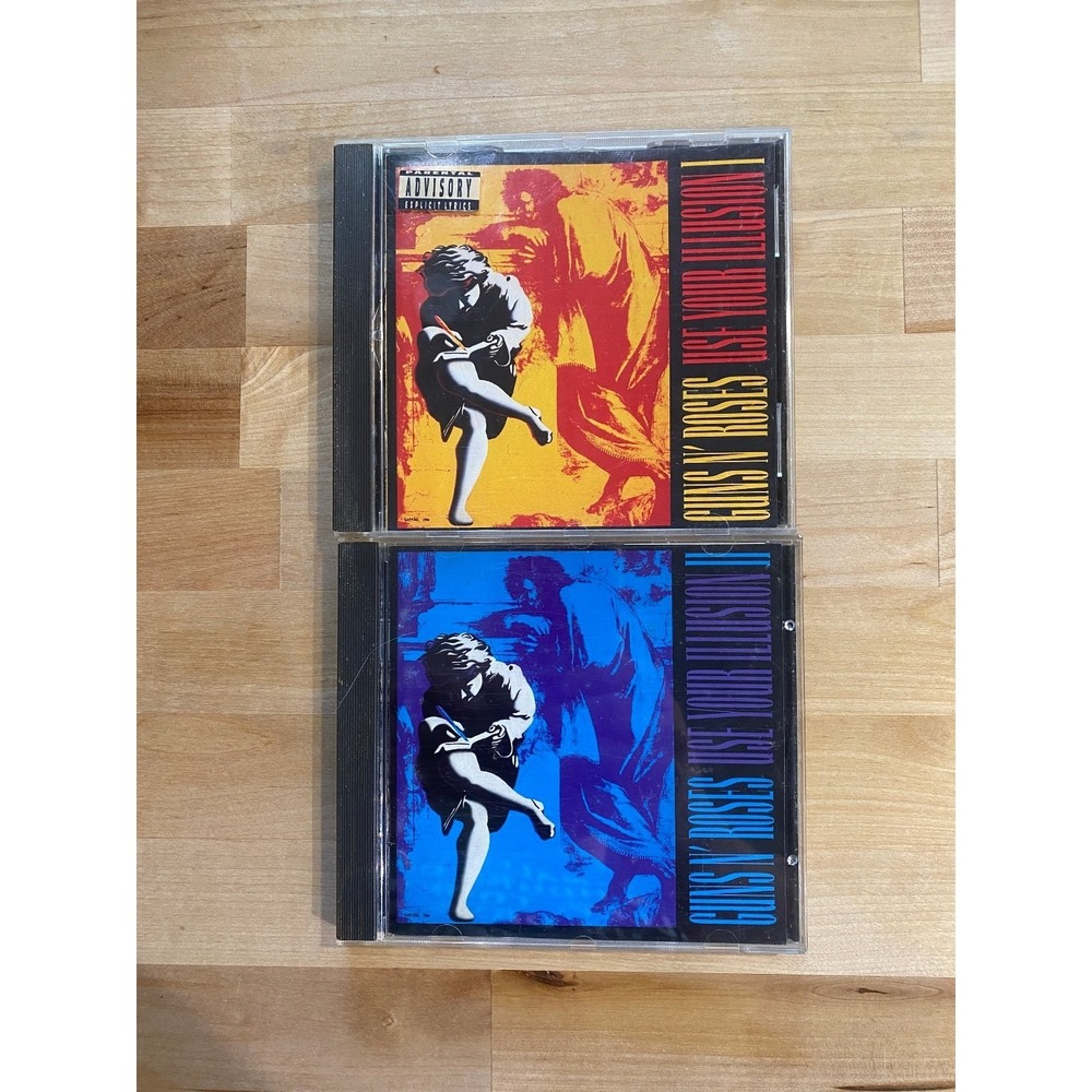 Guns N' Roses – Use Your Illusion I‎ & II CD Set 1991 Geffen Hard Rock